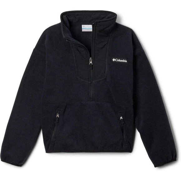COLUMBIA MEN’S SWEATSHIRT/JACKET SEQUOIA GROVE 1/2 ZIP FLEECE BLACK SIZE SMALL